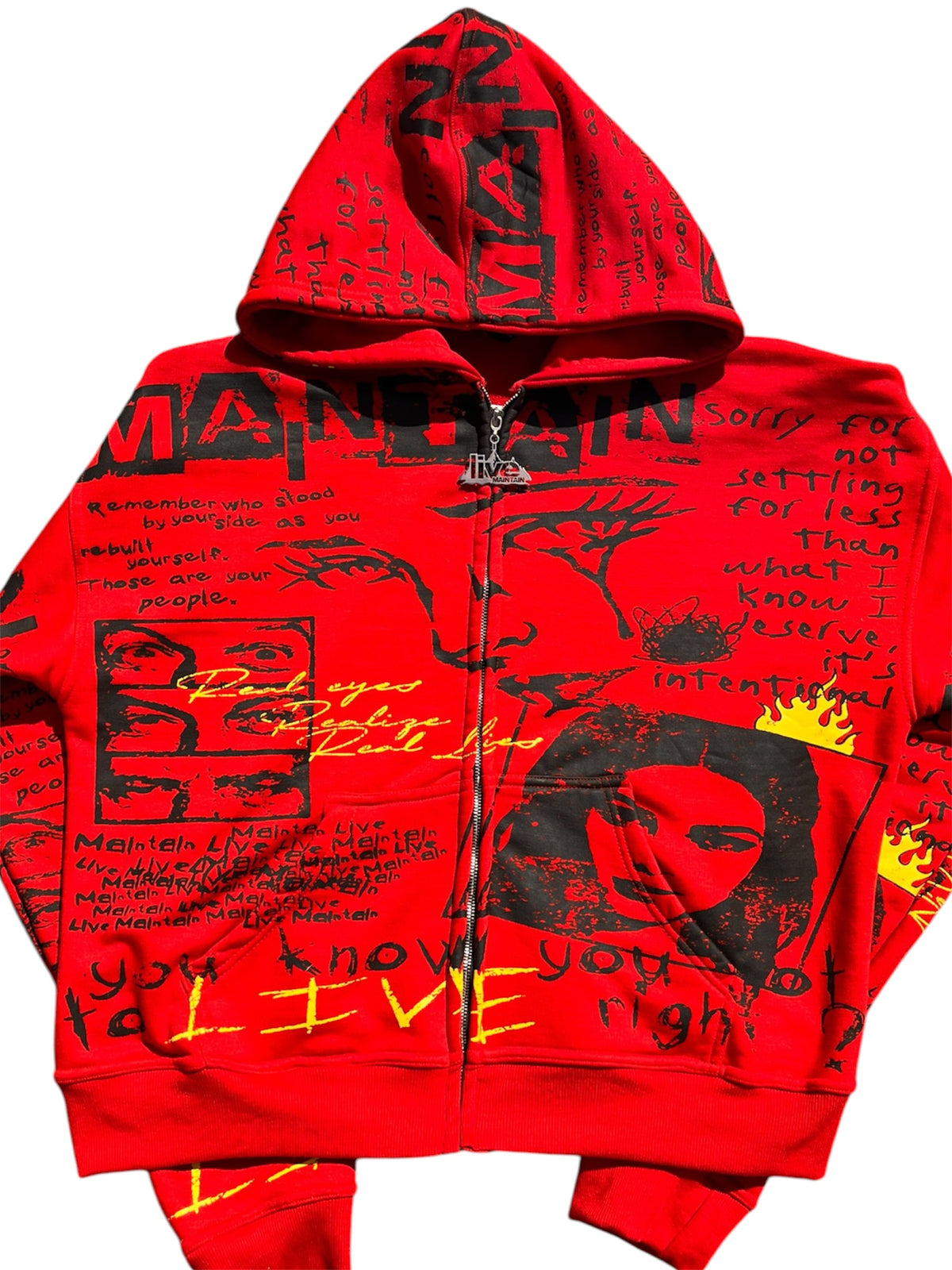 Real Eyes Realize Hoodie